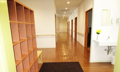 明るい廊下