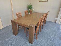 木製ダイニングテーブルセット