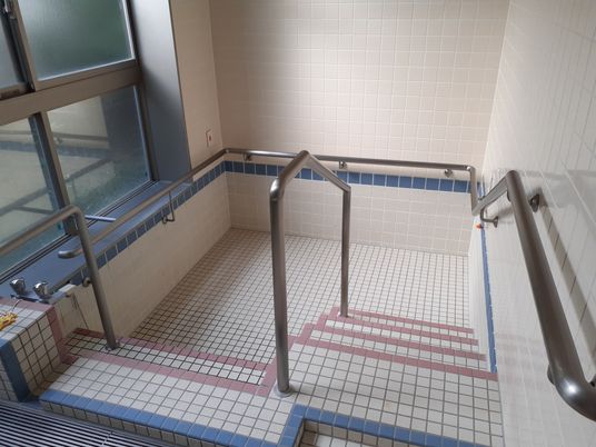 手すり付き階段室