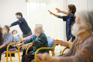 運動する人々の空間