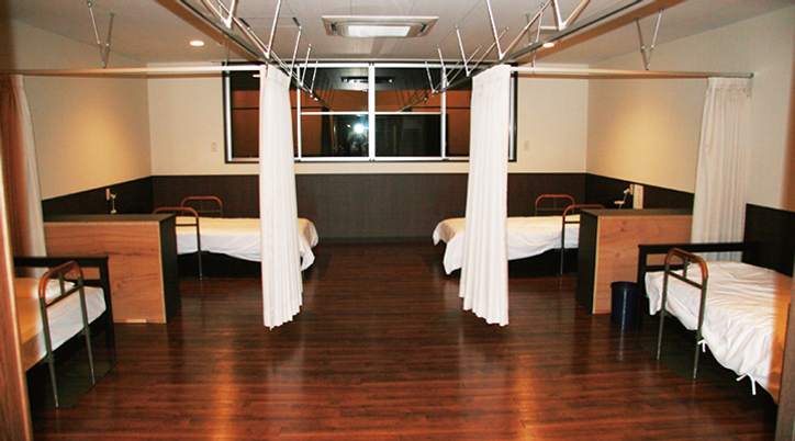 プライバシーが保たれる居室