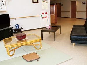 明るい休憩室  