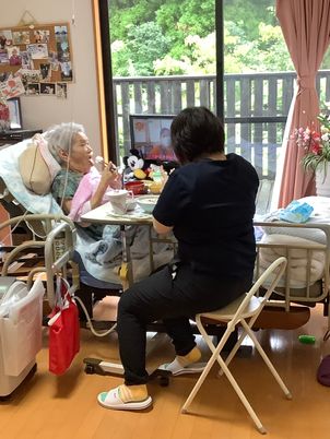 活動風景の居室