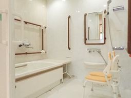 バリアフリーの浴室