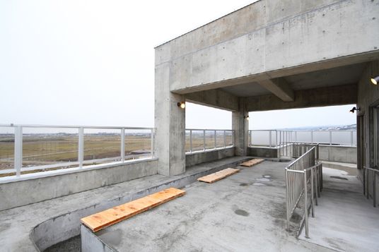 開放的なテラス