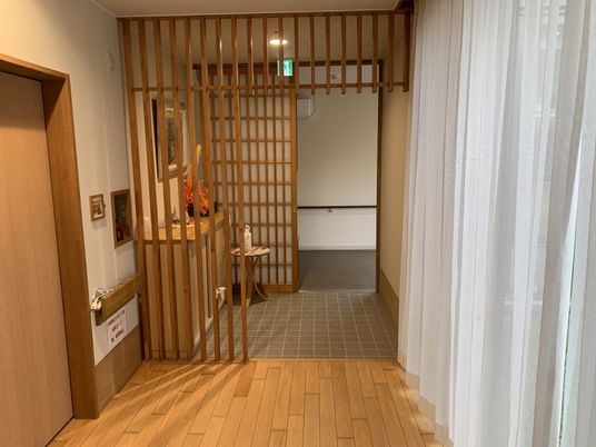 明るい廊下