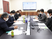 会議中の多目的室  