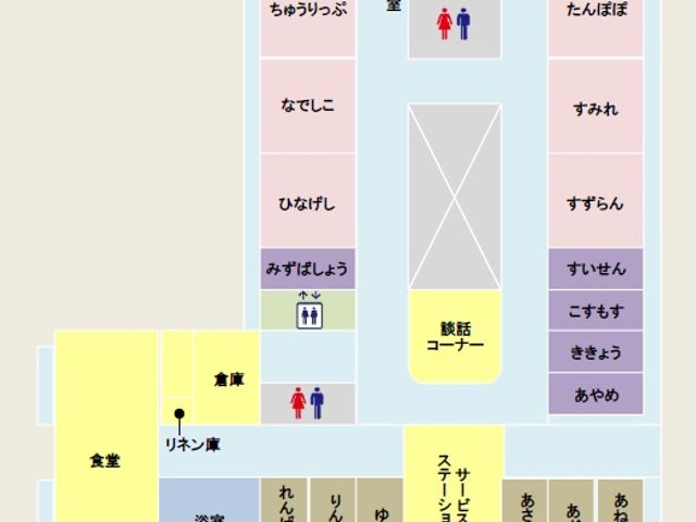 使いやすい洗面台 洗面台 使いやすい洗面台が設置された空間です。清潔で快適なケアが可能になります。