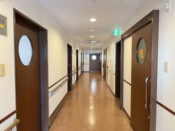 安らげる廊下の様子