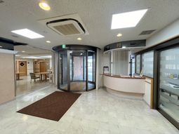 ゆったりとしたエントランス