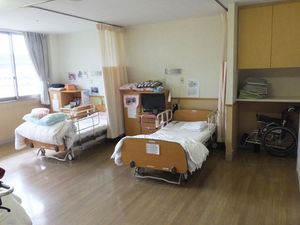 居室のベッド  