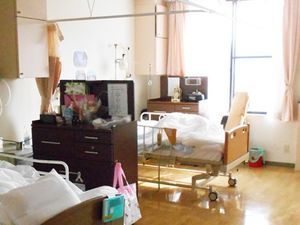 居室のベッド周り  