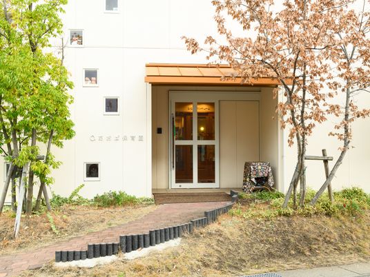 心温まるエントランス