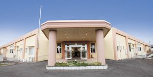 ゆったりとしたエントランス