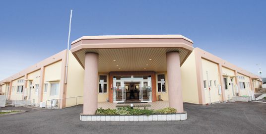 ゆったりとしたエントランス