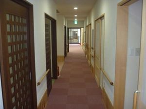 安全に配慮された廊下