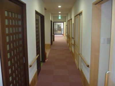 安全に配慮された廊下