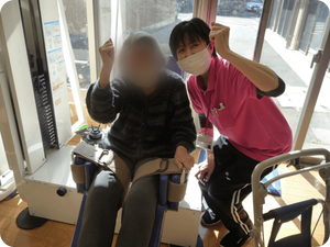 自然光差し込む空間