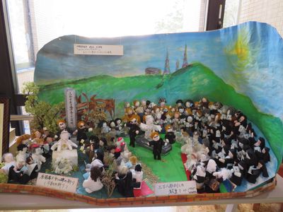 創作展示物のディオラマ
