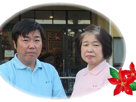 スタッフ2人のエントランス  