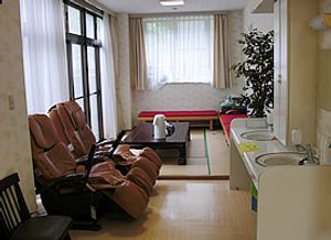 和室の休憩スペース