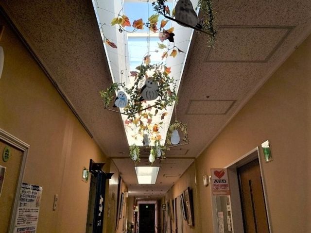 装飾された廊下  