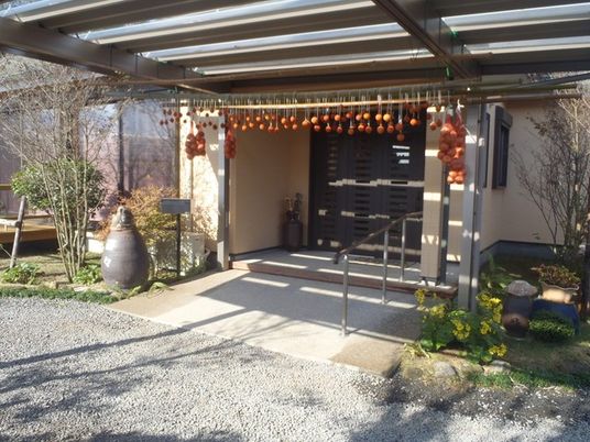 和風の玄関アプローチ  