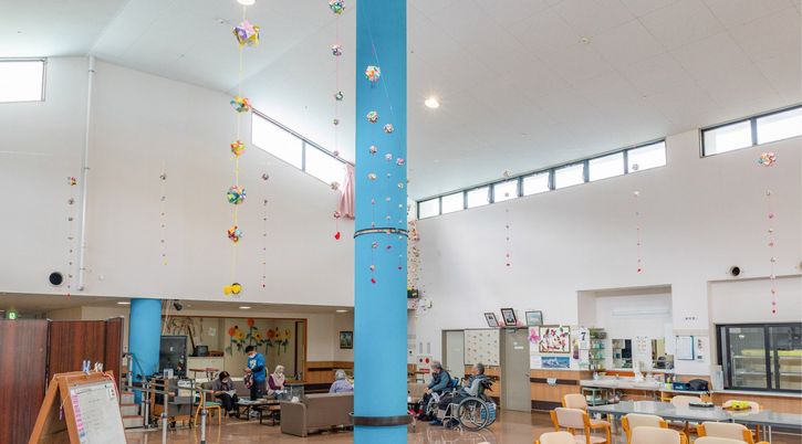 自然光と広々した空間