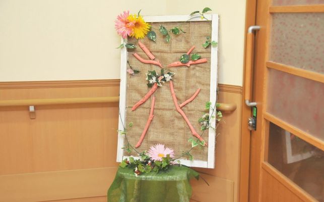 廊下のオブジェ