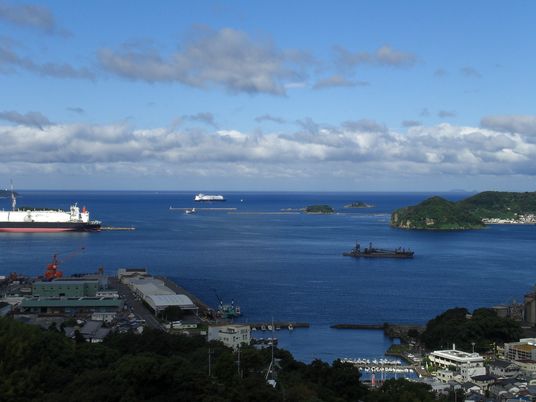 海の見える風景