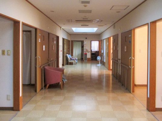 明るい廊下