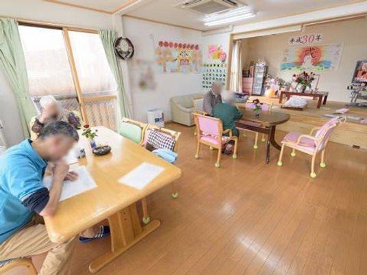和やかな共有スペース