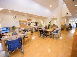 明るい共有スペース