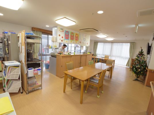 共有スペースの明るい風景