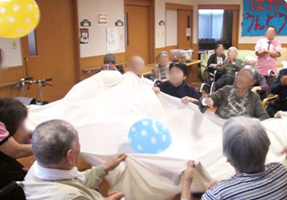 活動中のラウンジ