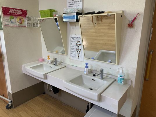二つの洗面台