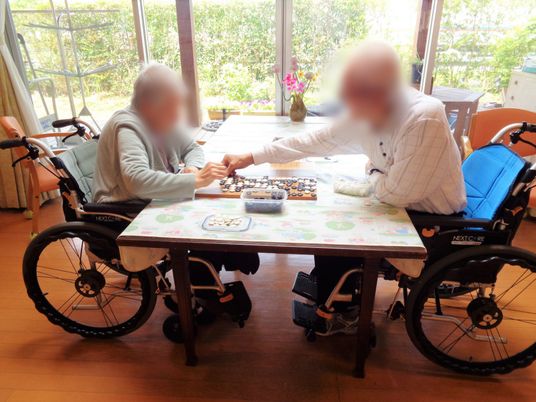 リビングでの交流