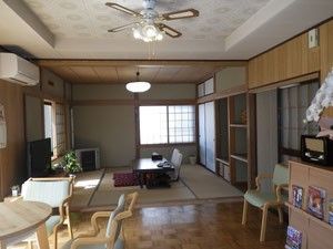 和室の共用空間  
