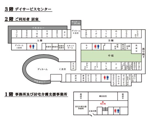 案内図とフロア構成