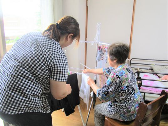 自然光漂う居室