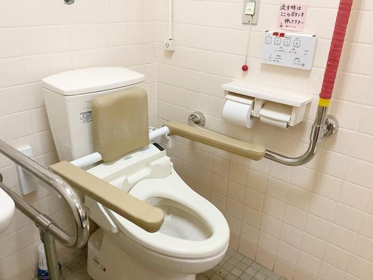 機能的な便座のトイレ