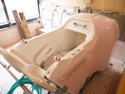ゆったりとした機能浴槽