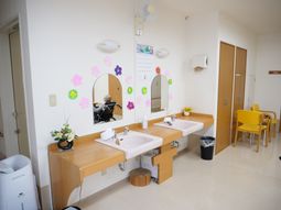 ゆとりの洗面スペース