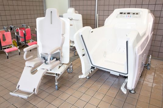 機能的な浴室設備