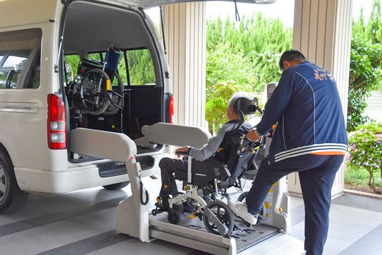 車椅子対応の乗降