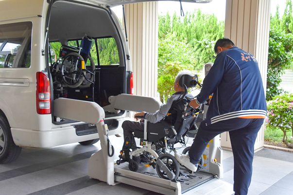 車椅子対応の乗降
