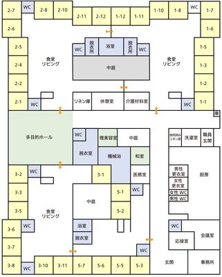 広い共有スペース