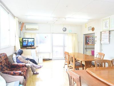 共有スペースとテレビ