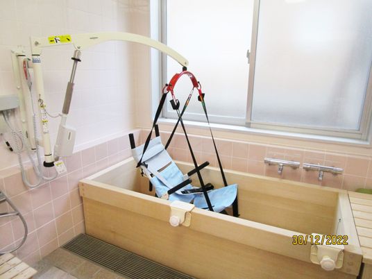 最新設備の浴室