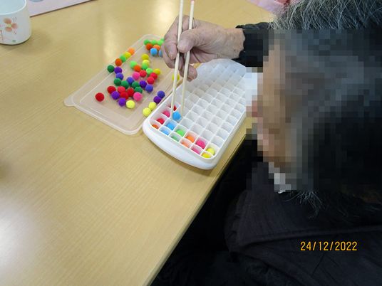 趣味活動中の様子